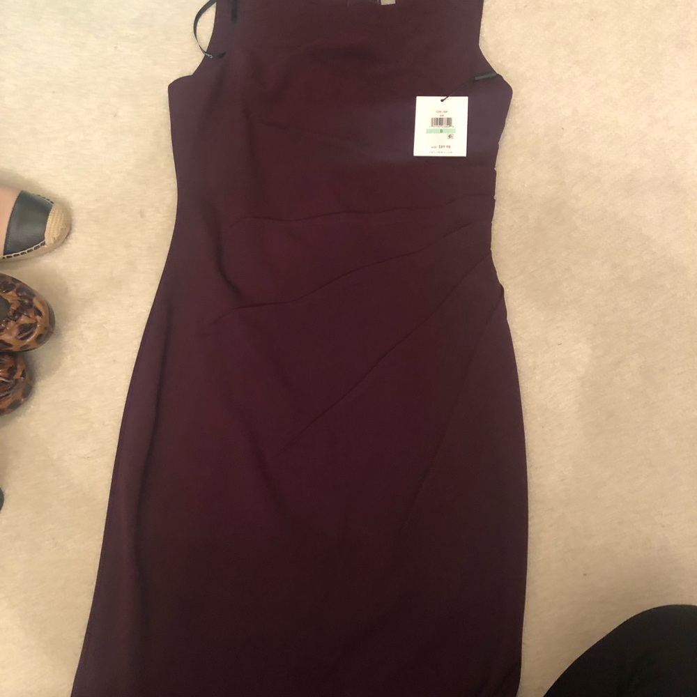 Maroon Calvin Klein professional dress